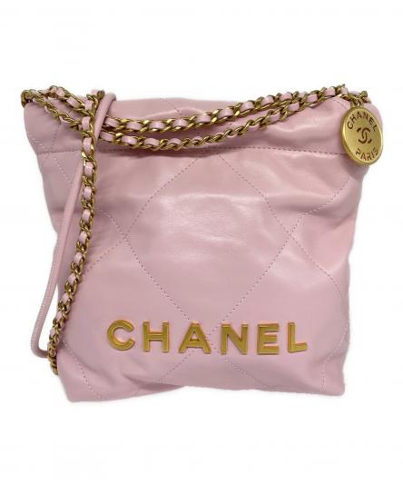 CHANEL (シャネル) ショルダーバッグ ピンク サイズ:22/miniの買取