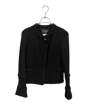 CHANEL（シャネル）ココマークボタンツイードジャケット