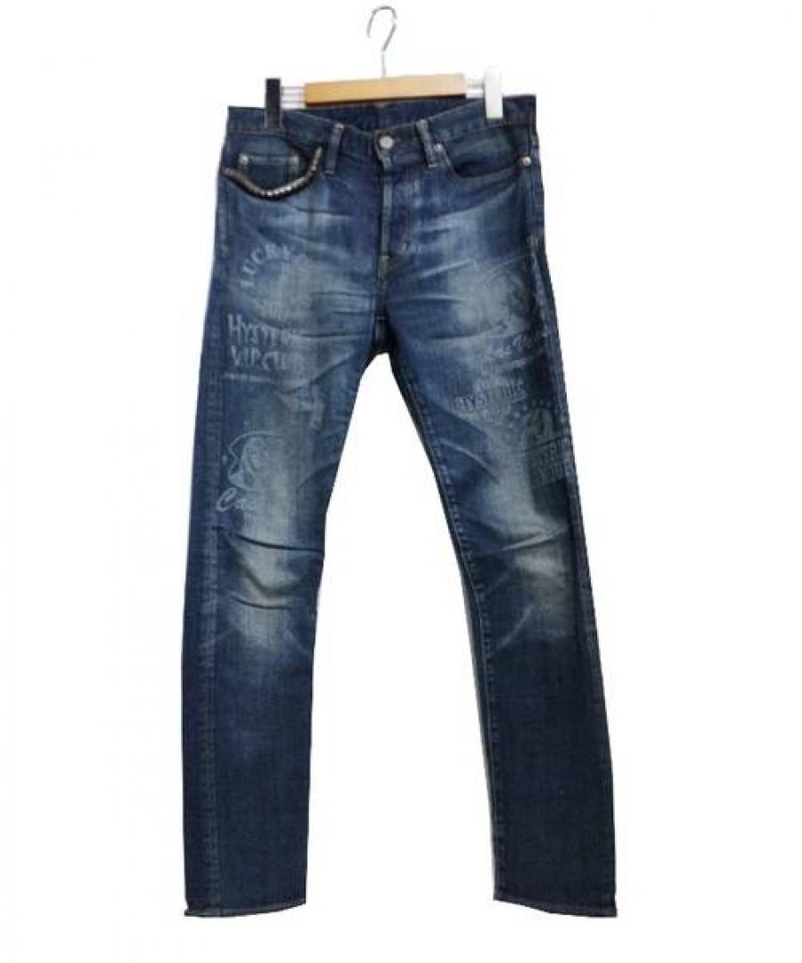 Hysteric Glamour【ヒステリックグラマー】 LC加工スタッズストレッチ