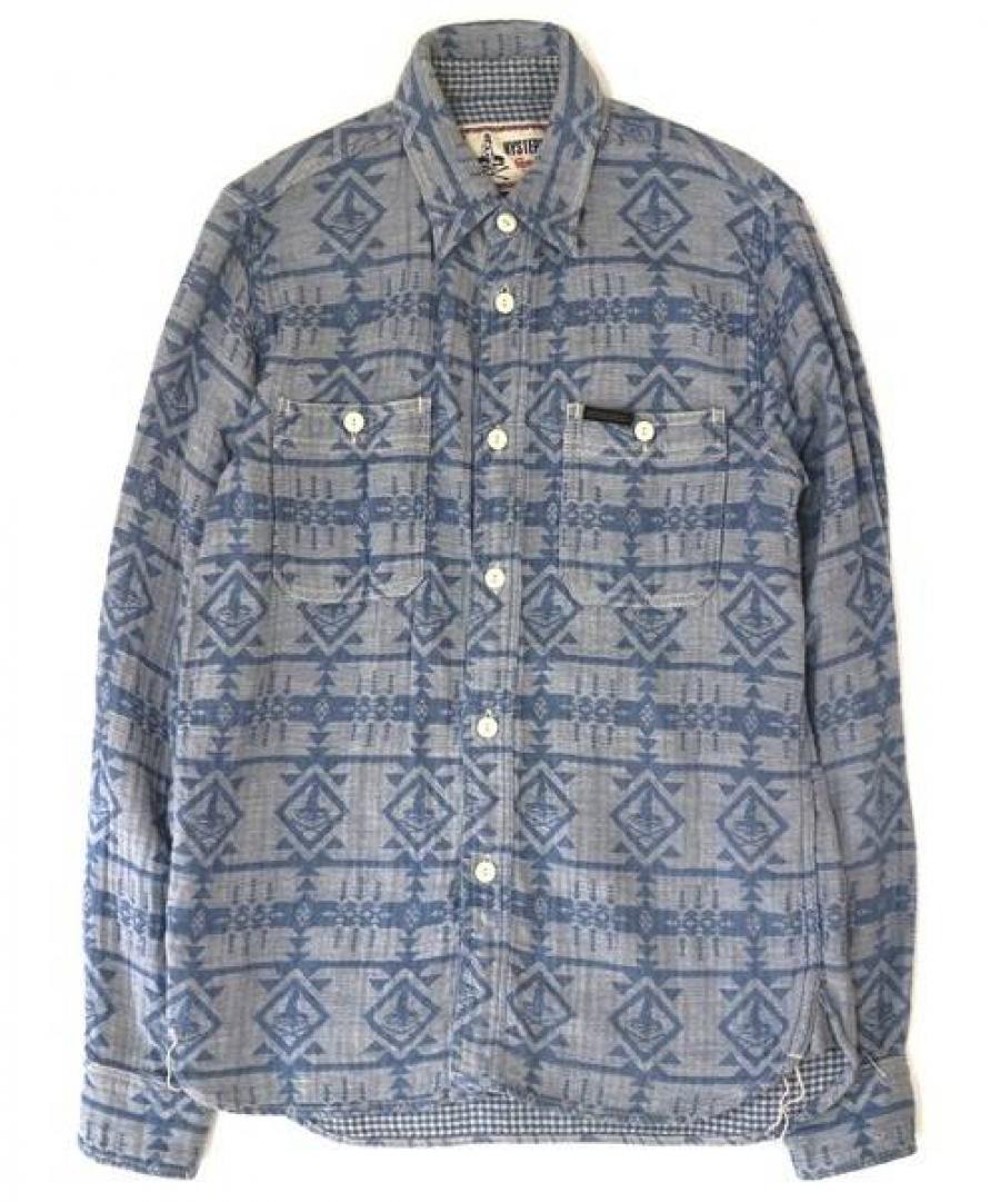 Hysteric Glamour ヒステリックグラマー ジャガード長袖ワークシャツ