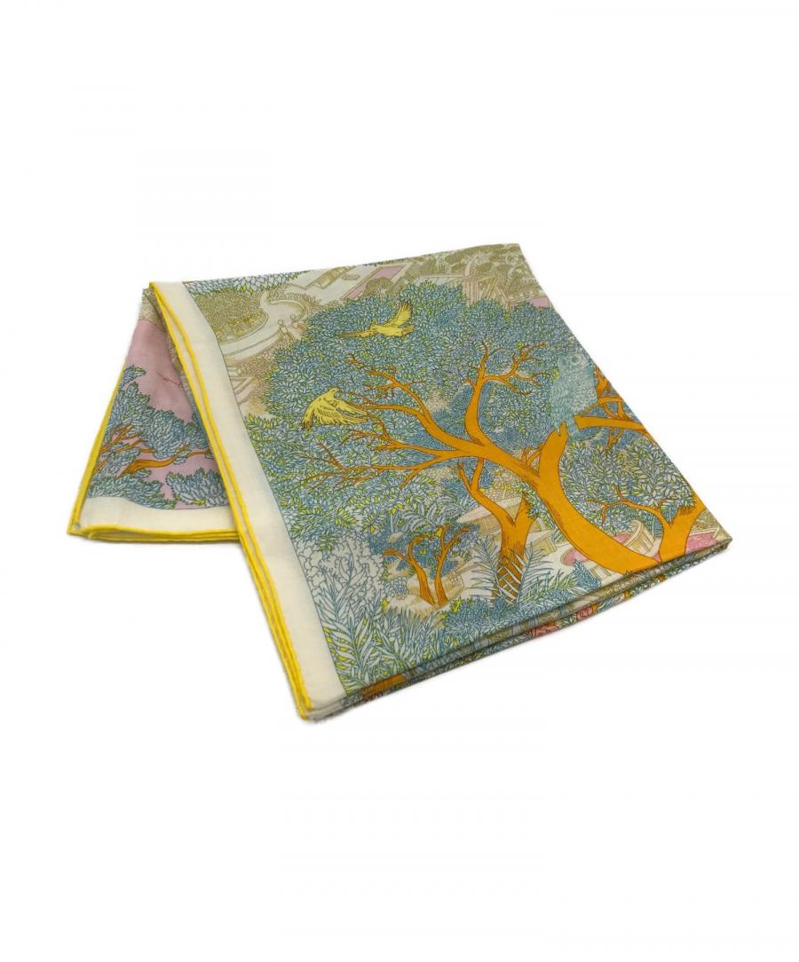 週末限定‼️ HERMES エルメス　大伴ストール ブランケット 箱付き HERMES (エルメス) ストール 243854S Retour a la Nature shawl