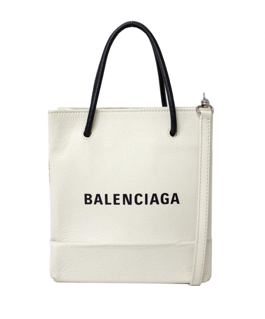 BALENCIAGA (バレンシアガ) ショッピングトート ホワイト サイズ