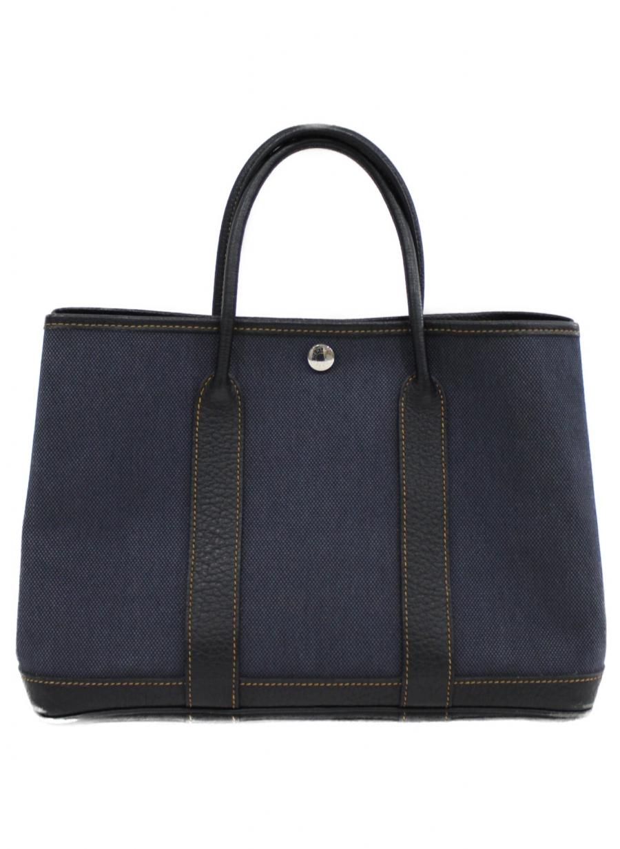 HERMES ガーデンパーティ TPM ネイビー デニム HERMES (エルメス) ガーデンパーティTPM ネイビー デニムフォンセ TK