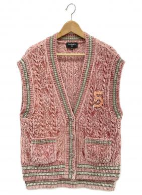 CHANEL(シャネル)ココボタン レーヨンニットベスト 22AW NJ791