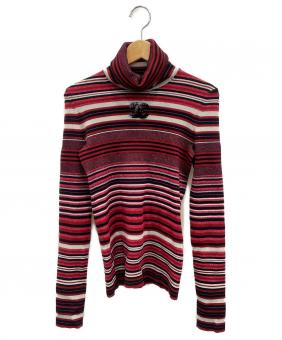 CHANEL（シャネル）ハイネックボーダーニット