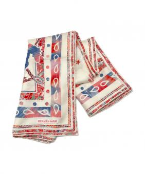 HERMES（エルメス）カレ90 野生馬 マーブルシルクスカーフ