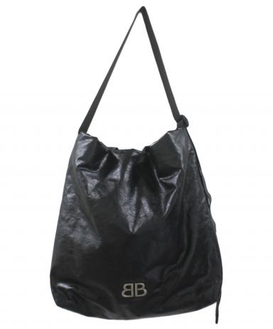 BALENCIAGA (バレンシアガ) レザーバイカーパンツ ブラック 470171の
