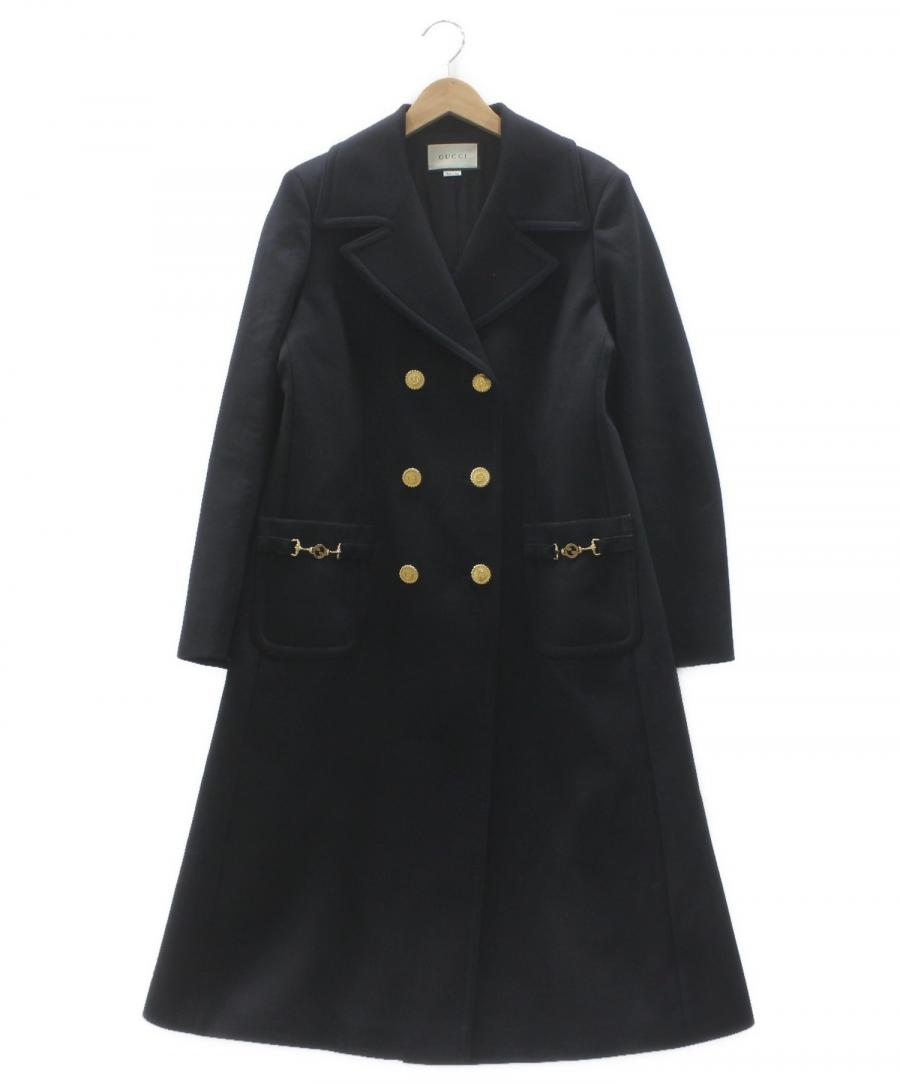 GUCCI GGパターン ロングコート　新品未使用 GUCCI (グッチ) ロングコート ブラック サイズ:44の買取アイテムの詳細