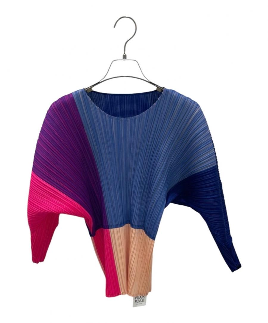 新品同様✨PLEATS PLEASE プリーツプリーズ プリーツ カットソー PLEATS PLEASE (プリーツプリーズ) プリーツカットソー マルチカラーの