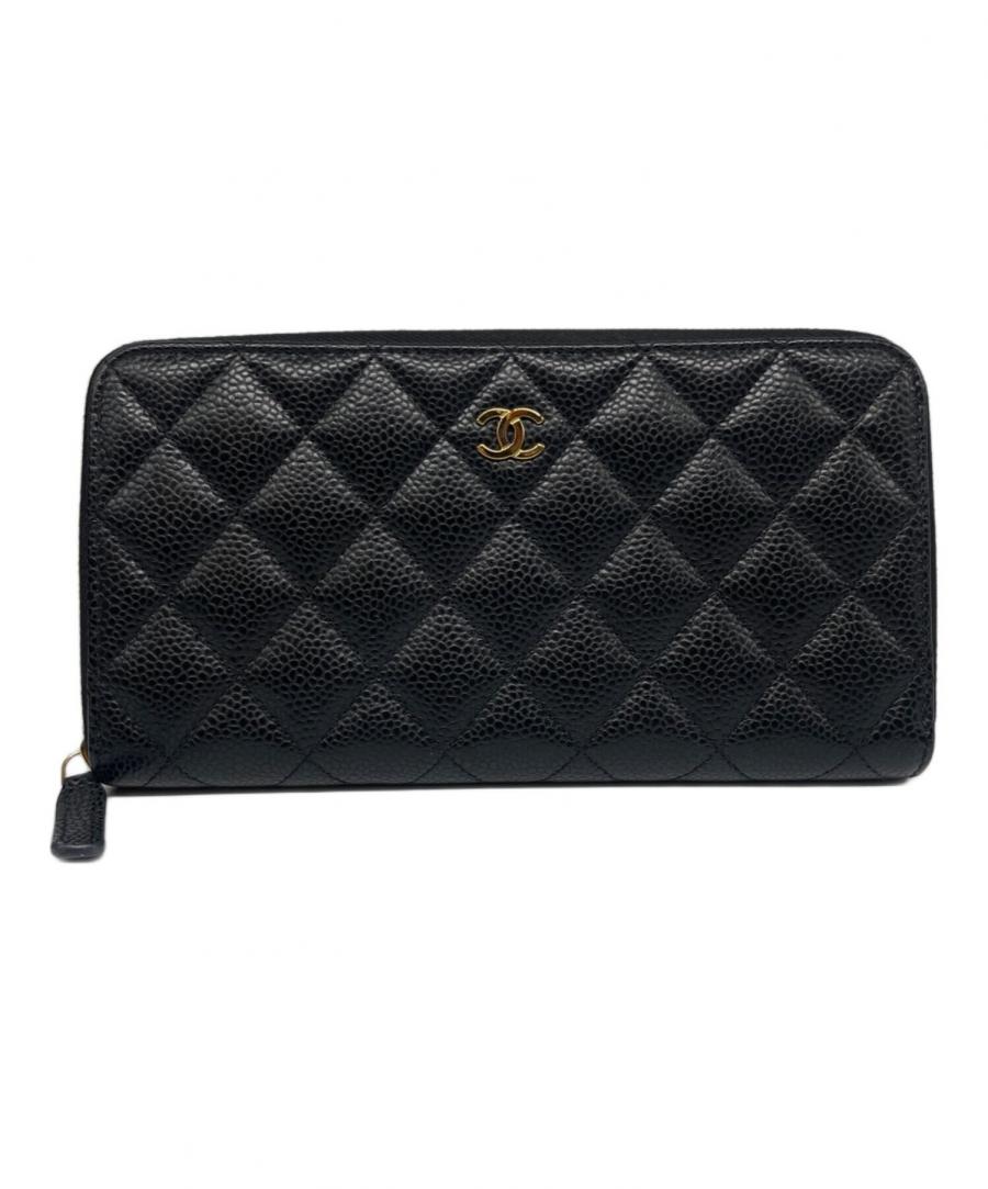 CHANEL (シャネル) マトラッセ クラシックロングジップ ウォレット