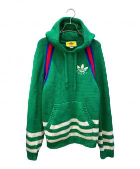 GUCCI（グッチ）ロゴ刺繍ニットパーカー