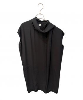 HERMES（エルメス）レーヨン×シルクノースリーブワンピース