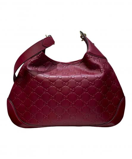 GUCCI (グッチ) グッチシマ2WAYバッグ ワインレッドの買取アイテムの