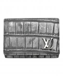 LOUIS VUITTON（ルイ ヴィトン）メタリック加工 エキゾチックレザーカードケース