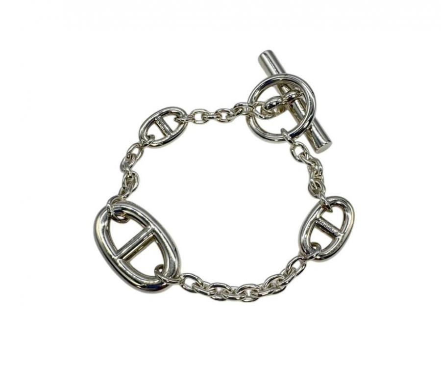 エルメス　シェーヌダンクル　デザートボウル　美品 HERMES (エルメス) シェーヌダンクル ファランドール サイズ:ST(腕周り