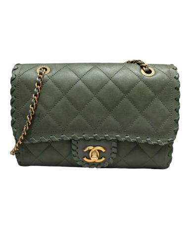 CHANEL (シャネル) ロゴフレアデニムパンツ インディゴ サイズ:34 ココ