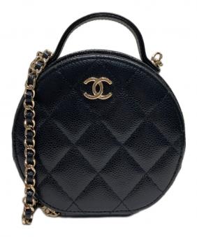 CHANEL（シャネル）22C キャビアマトラッセスモールバニティケース