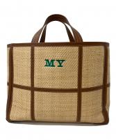 ラドロー ワイドレザートリムトートバッグ かごバッグ ラフィア LUDLOW(ラドロー) ワイドレザートリムラフィアトートバッグ」 買取実績