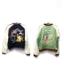 SILVER STONE スカジャン サテン極上 シルバーストーン SILVER STONE スカジャン - メルカリ