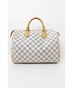 ルイヴィトン　ダミエ・アズール　ボストンバッグ LOUIS VUITTON ルイヴィトン ボストンバッグ ホワイト ダミエ