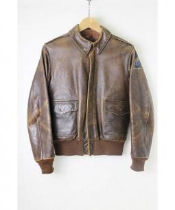 38 リアルマッコイズ ラフウェア実名復刻 A-2 フライトジャケット リアルマッコイズ ラフウェア実名復刻 A-2 フライトジャケット