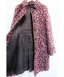 ☆HYSTERIC GLAMOR☆モッズコート ブラック ファー襟♥️レオパード ☆HYSTERIC GLAMOR☆モッズコート ブラック ファー襟