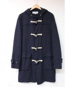 コムデギャルソンシャツ　ダッフルコート　14AW COMME des GARCONS SHIRT(コムデギャルソンシャツ) 格子柄ウール