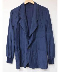 UMIT BENAN ウミットベナン デニムジャケット レザー切替 46 Umit