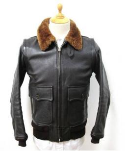 MARKA BLACK LABEL ムートン G-1 レザー フライトジャケット MARKA