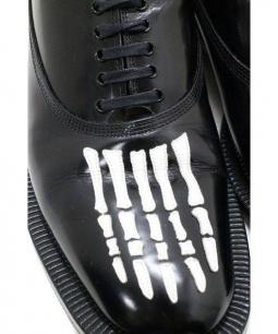 アンダーカバー 革靴 AW13 UNDERCOVER アンダーカバー 13aw ボーンステッチ レザーシューズ