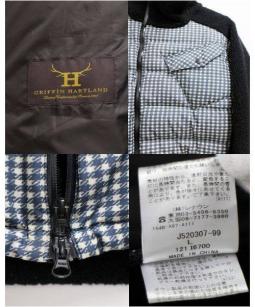 griffin hartland ダウンジャケット レディース ブラック SIZE L
