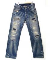 GLADHAND ダメージ加工デニム 32 美品 GLADHAND ダメージ加工デニム 32インチ - メルカリ