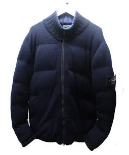 Stone  ストーンアイランド　ネイビー ダウンジャケット STONE ISLAND ストーンアイランド ニットダウンジャケット