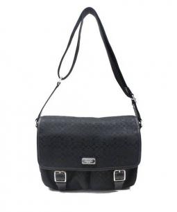 COACH美品ブラック レザー メッセンジャーバッグ COACH（コーチ）の「ベック メッセンジャー（メッセンジャー