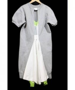 sacai スウェットワンピース sacai - sacai スウェットワンピースの通販 by yshop｜サカイ