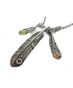 ARIZONA FREEDOM】（アリゾナフリーダム） 3連フェザーネックレス