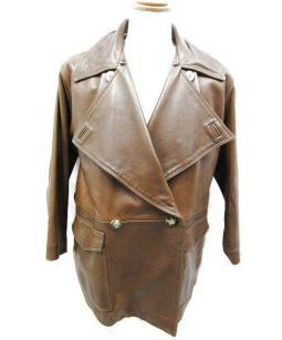 CHAPAL】（シャパル） レザージャケット メンズ ブラウン 参考価格2.30