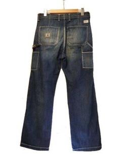 名作 WTAPS UNION ペインターデニム WTAPS ダブルタップス】USED加工ペインターデニムパンツ