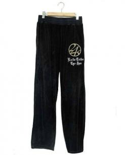 24karats セットアップ　ベロア　ブラック　EXILE TRIBE XL 24karats EXILE TRIBE セットアップ ベロア ジャージ XL