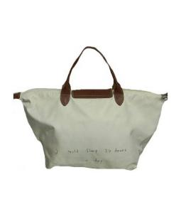 ロンシャン プリアージュ トートバッグ シャルル・アナスタスタス　猫 LONGCHAMP × charles anastase(ロンシャン × シャルルアナスタス