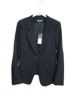 ANN DEMEULEMEESTER レディースブラックテーラードジャケット36 ANN DEMEULEMEESTER ブラック テーラードジャケット 36 - メルカリ
