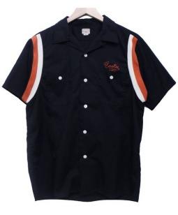 COOTIE】(クーティー) ボーリングシャツ メンズ ブラック SIZE L