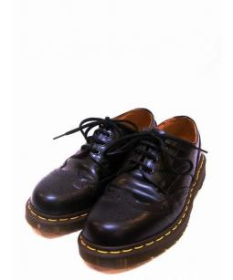 Dr.Martens ウィングチップシューズ メンズ ブラック ギャルソン