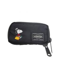 美品】PORTER スヌーピー コラボ 6連キーケース ブラック ユニ