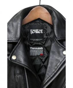 買取・査定情報 TOILET(トイレット)レザーライダースジャケット｜洋服 