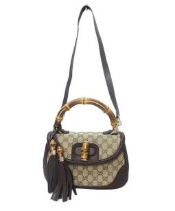 GUCCI(グッチ) GGトップハンドルハンドバッグ 未使用品 ブラウン