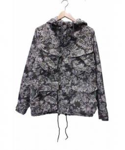 voo パーカ VOO ゴブラン織 花柄フード付きマウンテンパーカー Balance