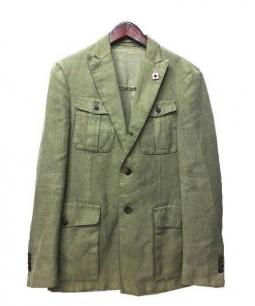 【生まれながら】定価12万ラルディーニ LARDINI シャンブレーサファ 生まれながら様専用】定価12万ラルディーニ LARDINI シャンブレーサファ