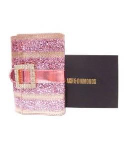 箱付き未使用ASH & DIAMONDS 長財布 ピンク 箱付き未使用ASH & DIAMONDS 長財布 ピンク ○希少】ASH＆DIAMONDS