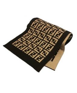 FENDI フェンディ マフラー 未使用品 ブラウン ズッカ柄」 買取